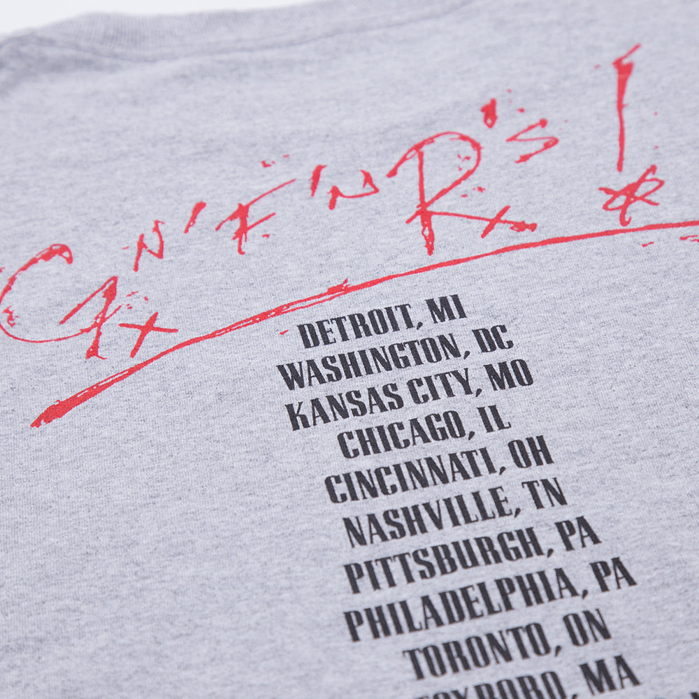 Cross Grey Tour Tee Detail 2