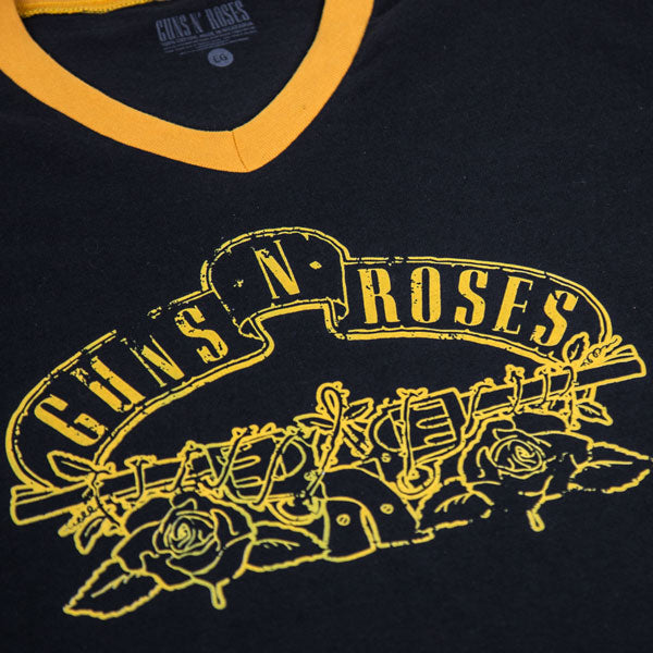 Guns N' Roses Football Jersey Tee Detail