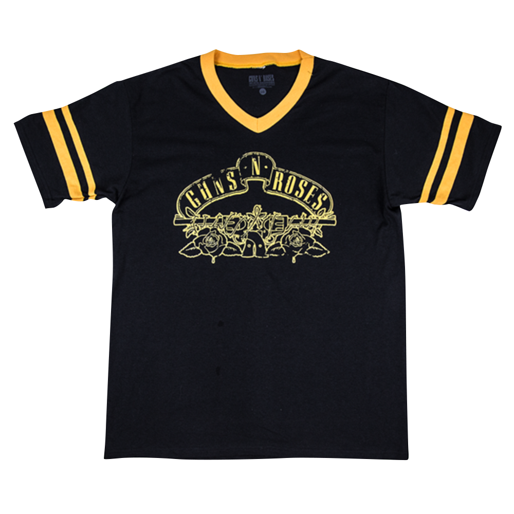Guns N' Roses Football Jersey Tee Front