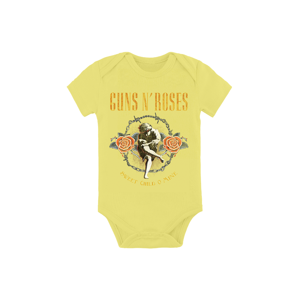 Sweet Child O' Mine Yellow Onesie