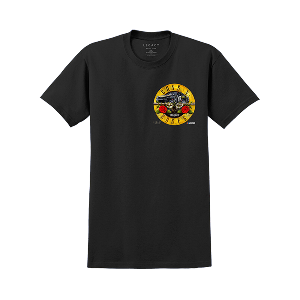 GN’R x Legacy Motor Club Erik Jones #43 T-Shirt – Guns N' Roses ...