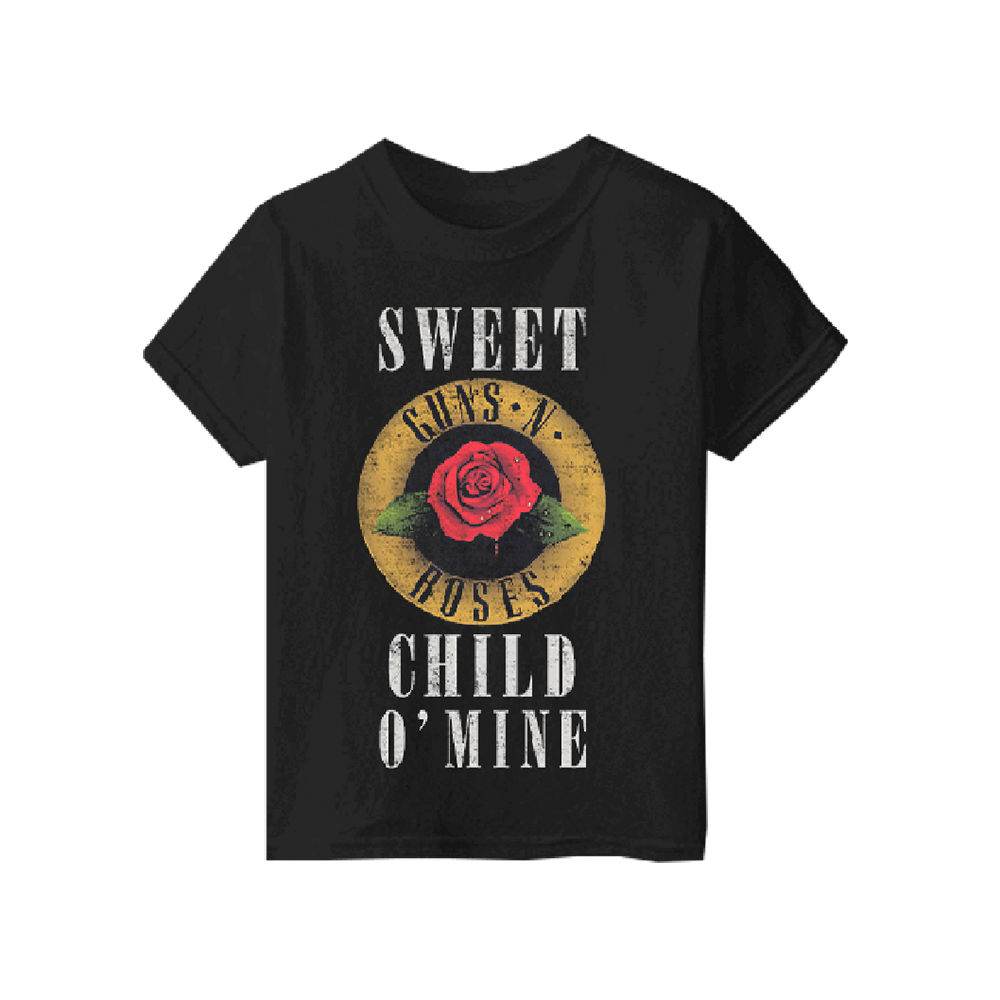 Sweet Child O' Mine Kids Black T-Shirt