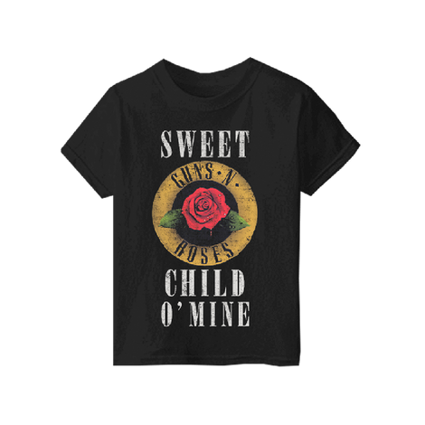 Sweet Child O' Mine Kids Black T-Shirt